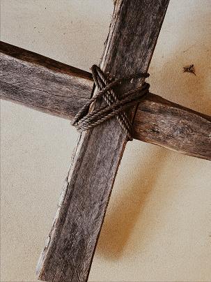 Driftwood cross